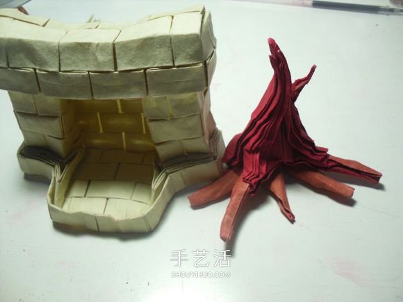 手工篝火的折紙方法 怎么折紙火焰圖解教程 -  rpnrmr.com