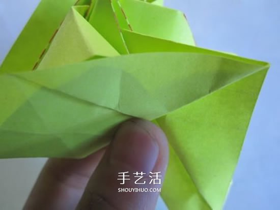 原創(chuàng)紙玫瑰花的折紙圖解 步驟過程非常詳細(xì) -  rpnrmr.com