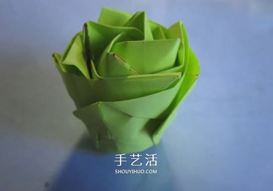 原創(chuàng)紙玫瑰花的折紙圖解 步驟過程非常詳細(xì) -  rpnrmr.com