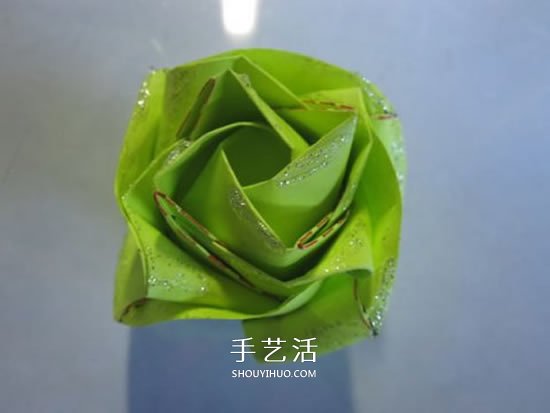 原創(chuàng)紙玫瑰花的折紙圖解 步驟過程非常詳細(xì) -  rpnrmr.com