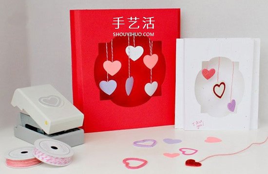創(chuàng)意又漂亮的立體情人節(jié)賀卡手工制作教程 -  rpnrmr.com