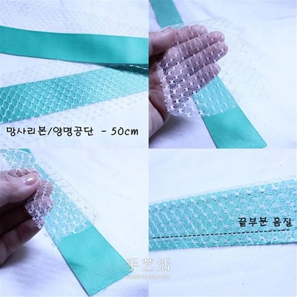 洛麗塔風(fēng)格的蕾絲蝴蝶結(jié)發(fā)卡手工制作圖解 -  rpnrmr.com
