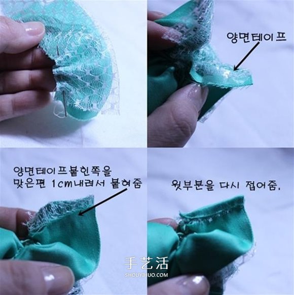 洛麗塔風(fēng)格的蕾絲蝴蝶結(jié)發(fā)卡手工制作圖解 -  rpnrmr.com