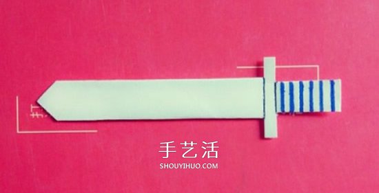 兒童折紙寶劍的圖解 怎么折中國(guó)古代劍兵器 -  rpnrmr.com