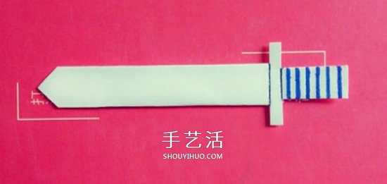 兒童折紙寶劍的圖解 怎么折中國(guó)古代劍兵器 -  rpnrmr.com