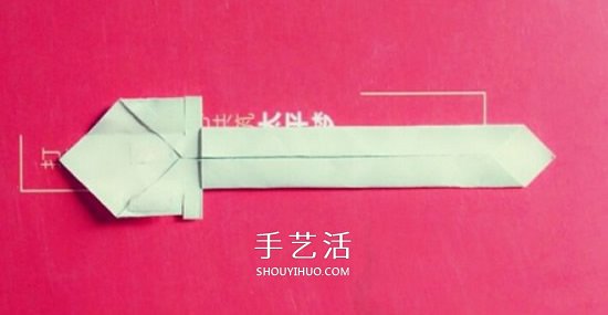 兒童折紙寶劍的圖解 怎么折中國(guó)古代劍兵器 -  rpnrmr.com