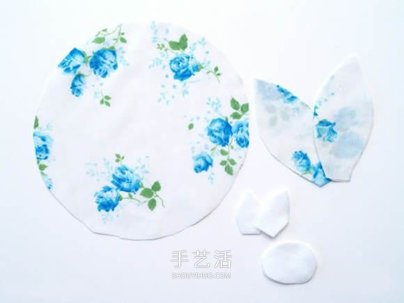不織布手工制作可愛(ài)不倒翁兔子的方法圖解 -  rpnrmr.com