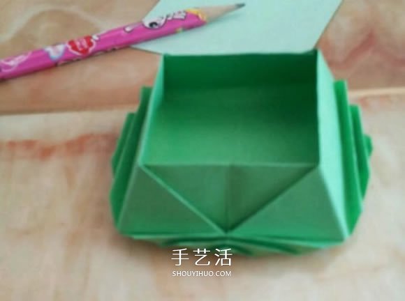 簡單手工折紙盒子圖解 漂亮的正方形紙盒折法 -  rpnrmr.com