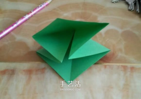 簡單手工折紙盒子圖解 漂亮的正方形紙盒折法 -  rpnrmr.com