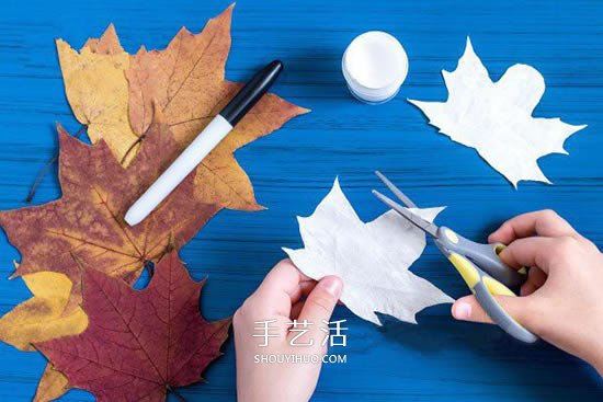簡(jiǎn)單的萬(wàn)圣節(jié)幽靈制作 兒童做落葉幽靈的方法 -  rpnrmr.com