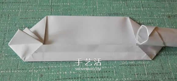 簡單現(xiàn)代兵器折紙教程 可愛小坦克的折法圖解 -  rpnrmr.com