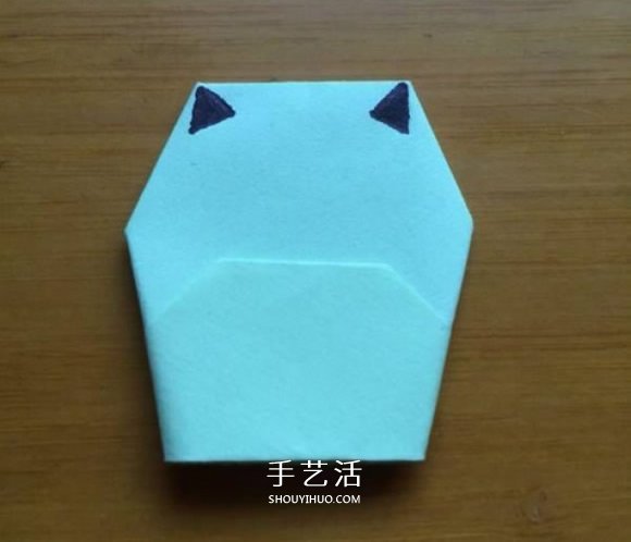 簡單的小動物手偶折紙 做出可愛的貓咪手偶 -  rpnrmr.com