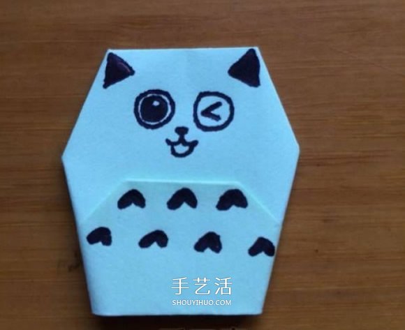 簡單的小動物手偶折紙 做出可愛的貓咪手偶 -  rpnrmr.com