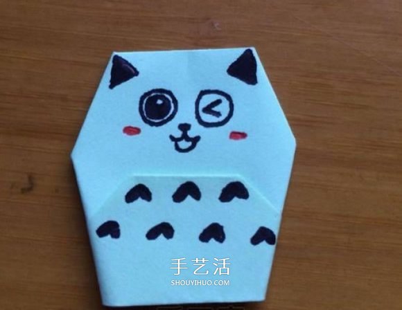 簡單的小動物手偶折紙 做出可愛的貓咪手偶 -  rpnrmr.com