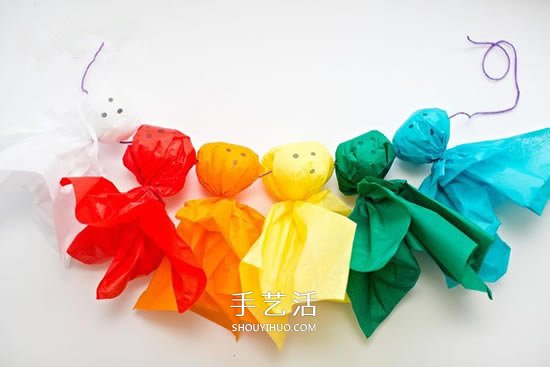 萬圣節(jié)漂亮裝飾DIY 利用彩紙制作可愛幽靈娃娃 -  rpnrmr.com