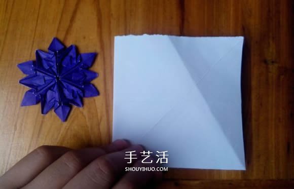 3D立體雪花的折紙圖解 復(fù)雜精美雪花的折法 -  rpnrmr.com
