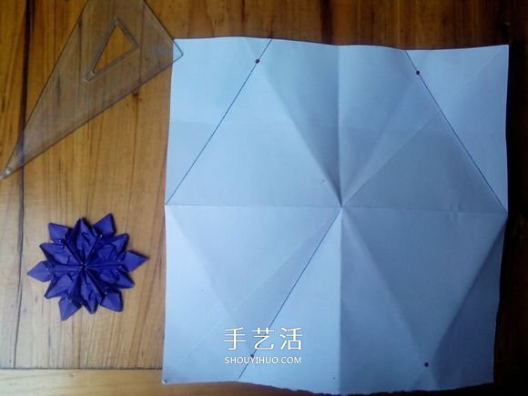 3D立體雪花的折紙圖解 復(fù)雜精美雪花的折法 -  rpnrmr.com