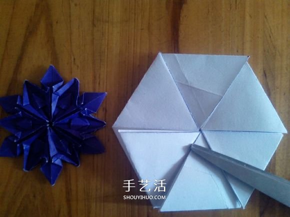 3D立體雪花的折紙圖解 復(fù)雜精美雪花的折法 -  rpnrmr.com