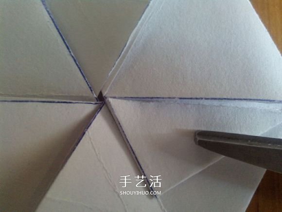 3D立體雪花的折紙圖解 復(fù)雜精美雪花的折法 -  rpnrmr.com