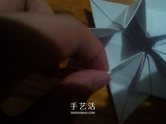 3D立體雪花的折紙圖解 復(fù)雜精美雪花的折法 -  rpnrmr.com
