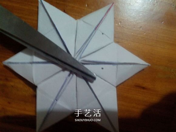 3D立體雪花的折紙圖解 復(fù)雜精美雪花的折法 -  rpnrmr.com