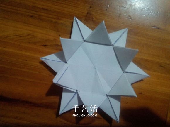 3D立體雪花的折紙圖解 復(fù)雜精美雪花的折法 -  rpnrmr.com