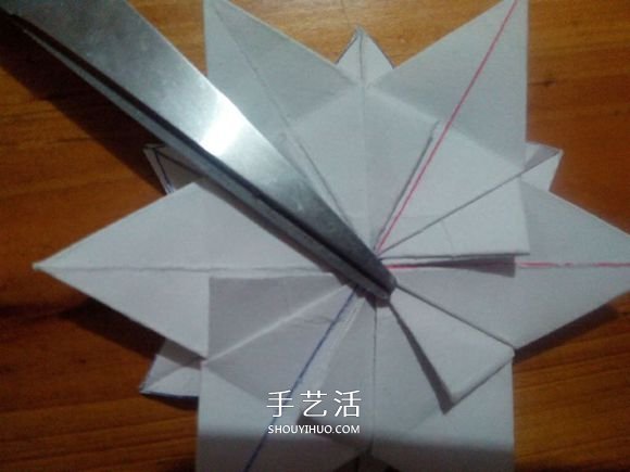 3D立體雪花的折紙圖解 復(fù)雜精美雪花的折法 -  rpnrmr.com