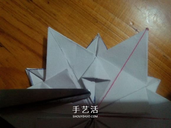 3D立體雪花的折紙圖解 復(fù)雜精美雪花的折法 -  rpnrmr.com