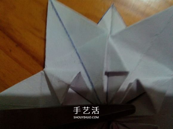 3D立體雪花的折紙圖解 復(fù)雜精美雪花的折法 -  rpnrmr.com