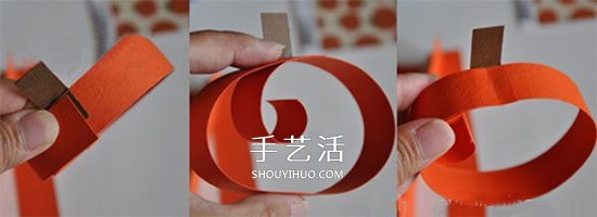 卡紙手工制作南瓜和樹葉 做成漂亮萬圣節(jié)掛飾 -  rpnrmr.com