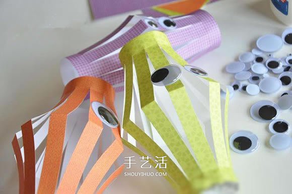 幼兒園紙燈籠手工制作 可愛的小怪物風格 -  rpnrmr.com