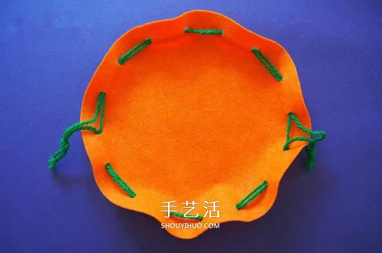 萬圣節(jié)南瓜袋制作方法 布藝南瓜糖果袋的做法 -  rpnrmr.com