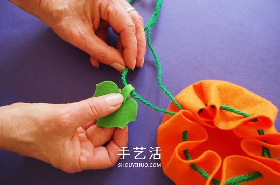萬圣節(jié)南瓜袋制作方法 布藝南瓜糖果袋的做法 -  rpnrmr.com