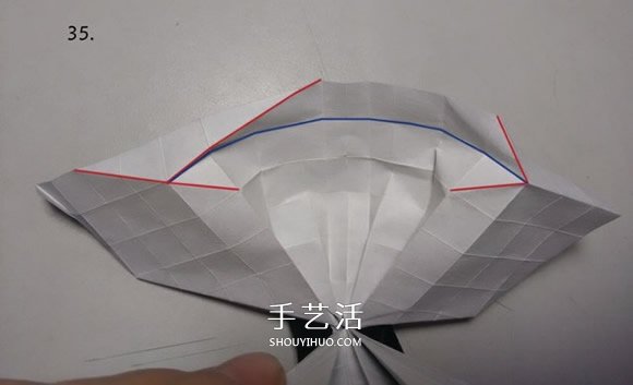 折紙蝴蝶的詳細步驟圖 手工菜粉蝶的折法圖解 -  rpnrmr.com