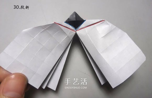 折紙蝴蝶的詳細步驟圖 手工菜粉蝶的折法圖解 -  rpnrmr.com