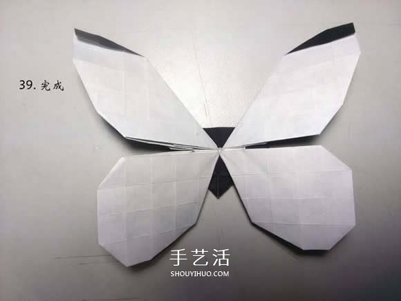 折紙蝴蝶的詳細步驟圖 手工菜粉蝶的折法圖解 -  rpnrmr.com