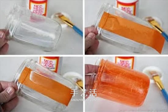 萬(wàn)圣節(jié)玻璃瓶小制作 DIY可愛的照明南瓜燈 -  rpnrmr.com
