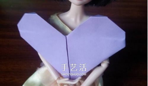 最簡單心形的折紙教程 幼兒園折紙愛心圖解 -  rpnrmr.com