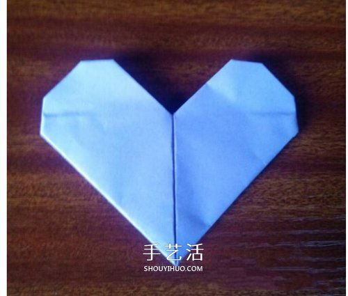 最簡單心形的折紙教程 幼兒園折紙愛心圖解 -  rpnrmr.com