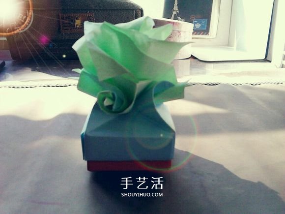 超詳細(xì)步驟：手工凡爾塞玫瑰盒子的折法圖解 -  rpnrmr.com