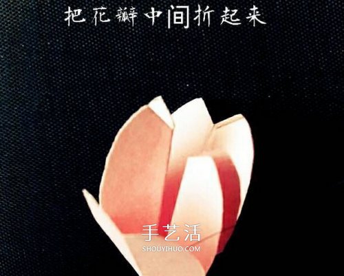 折櫻花的簡單方法圖解 先剪紙花再折疊櫻花 -  rpnrmr.com
