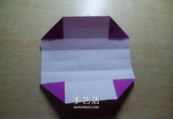 怎么折紙格紋愛心圖解 雙色格子心形的折法 -  rpnrmr.com