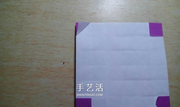 怎么折紙格紋愛心圖解 雙色格子心形的折法 -  rpnrmr.com