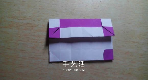 怎么折紙格紋愛心圖解 雙色格子心形的折法 -  rpnrmr.com