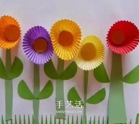 最簡單蛋糕紙花的做法 蛋糕紙手工制作可愛小花 -  rpnrmr.com