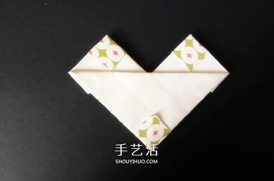 簡單格子愛心怎么折 格紋桃心的折疊方法圖解 -  rpnrmr.com