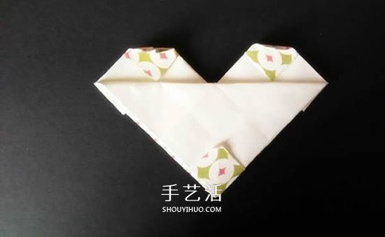 簡單格子愛心怎么折 格紋桃心的折疊方法圖解 -  rpnrmr.com