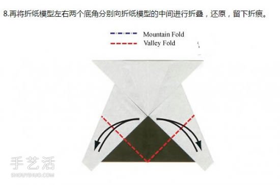 手工熊貓臉的折紙方法 怎么折疊熊貓頭教程 -  rpnrmr.com