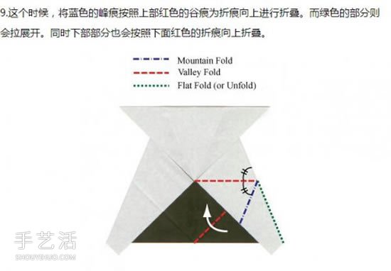 手工熊貓臉的折紙方法 怎么折疊熊貓頭教程 -  rpnrmr.com