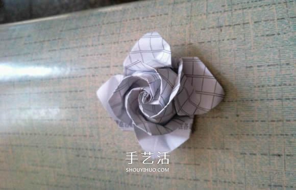 羅斯巴德玫瑰花的折法 折紙卷心福山的步驟圖 -  rpnrmr.com